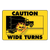 Wide Turns Decal with Truck