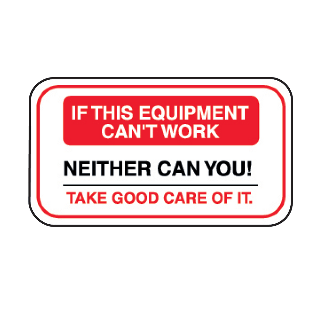 If This Equipment Decal