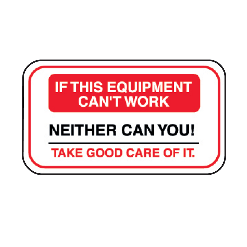 If This Equipment Decal