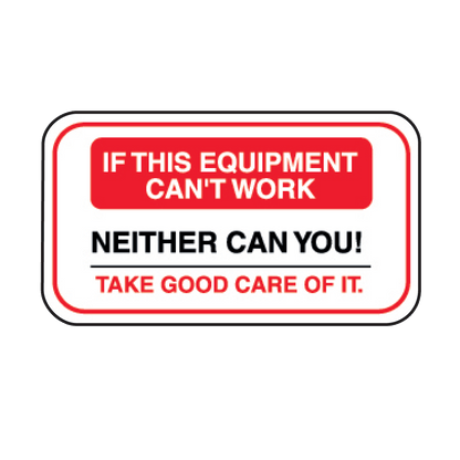 If This Equipment Decal