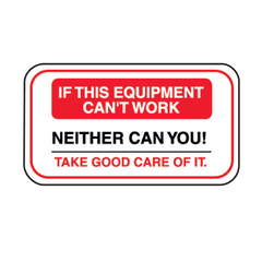 If This Equipment Decal