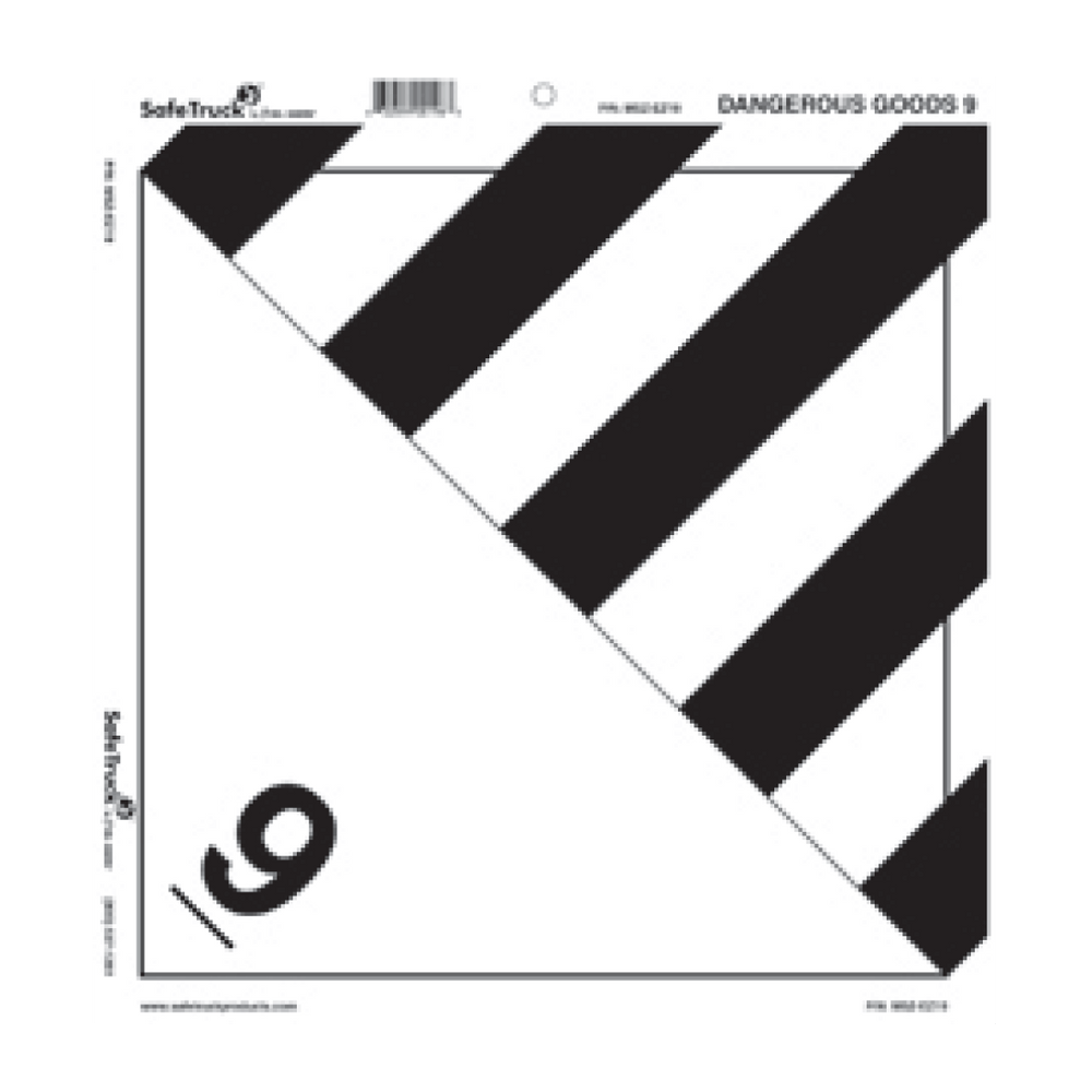 Dangerous Goods 9 Decal