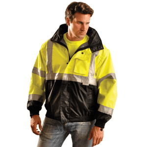 Class 3 Black Bottom Bomber Jacket - Medium