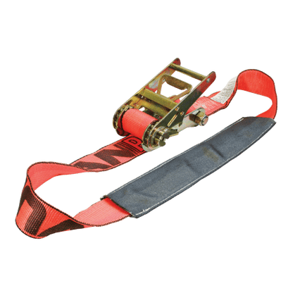 VULCAN Under Lift Ratcheting Vehicle Tie Down Straps - 2 Pack - PROSeries - 5,000 Pound Safe Working Load