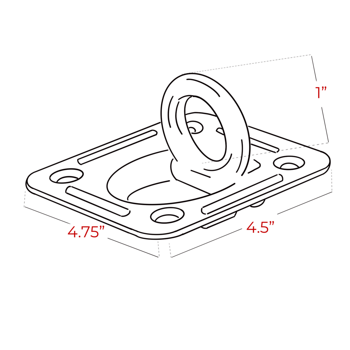 VULCAN Pan Fitting - 4 Pack