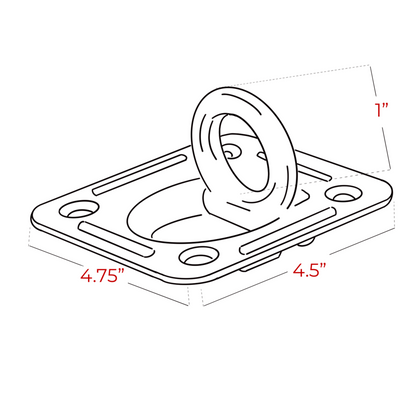VULCAN Pan Fitting - 4 Pack
