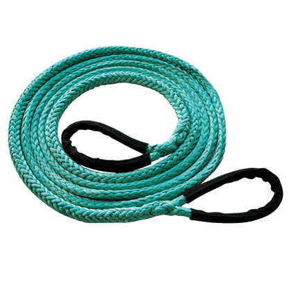 Dyneema Synthetic Tow Rope - 3/8 Inch x 20 Feet - 19,600 Pound MBS - 4,900 Pound Safe Working Load