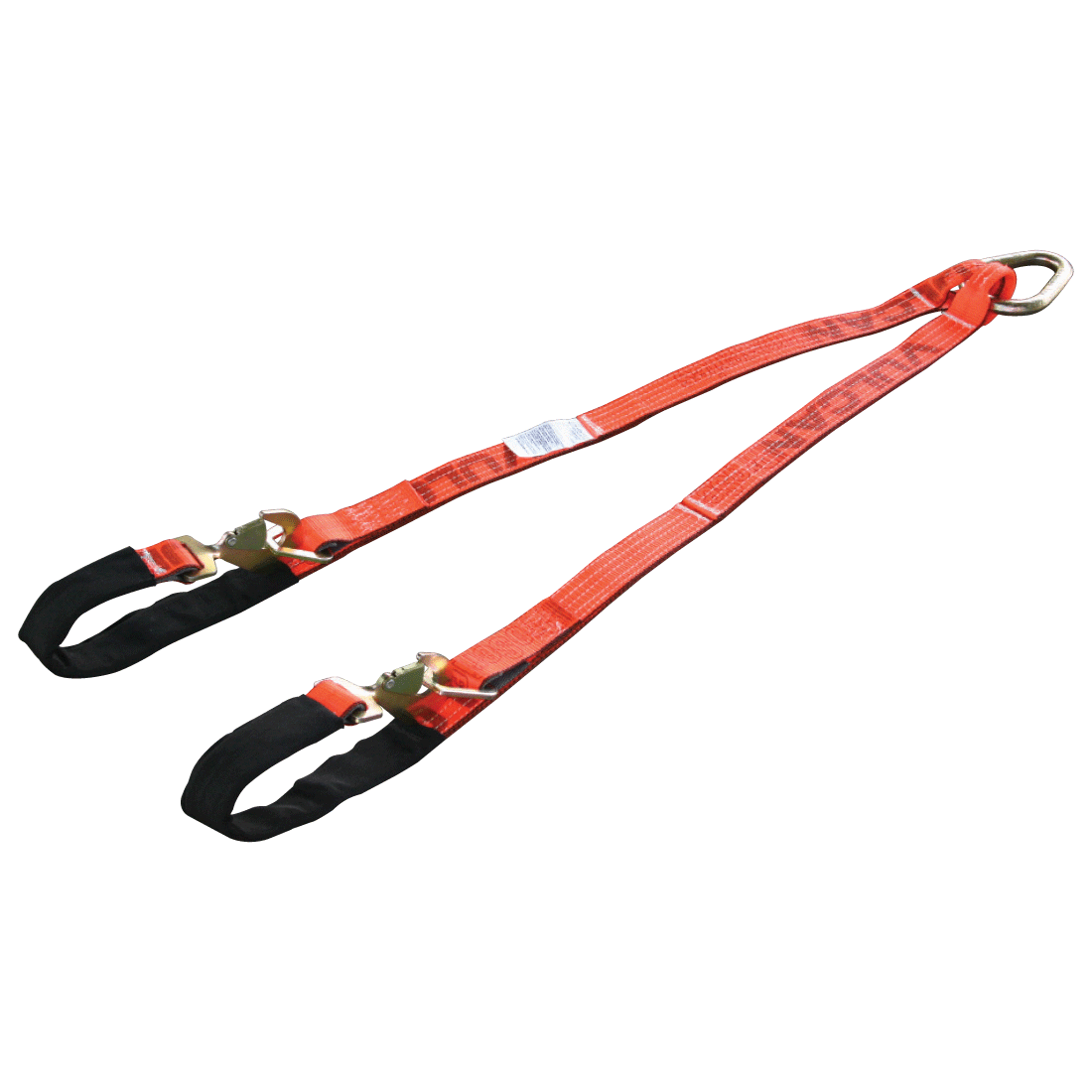 VULCAN Web Bridle with Latching Axle Strap Ends - 48 Inch - PROSeries - 3,300 Pound Safe Working Load