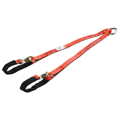VULCAN Web Bridle with Latching Axle Strap Ends - 48 Inch - PROSeries - 3,300 Pound Safe Working Load