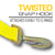 VULCAN Winch Strap with Twisted Snap Hook - 2 Inch x 15 Foot - Classic Yellow - 3,300 Pound Safe Working Load