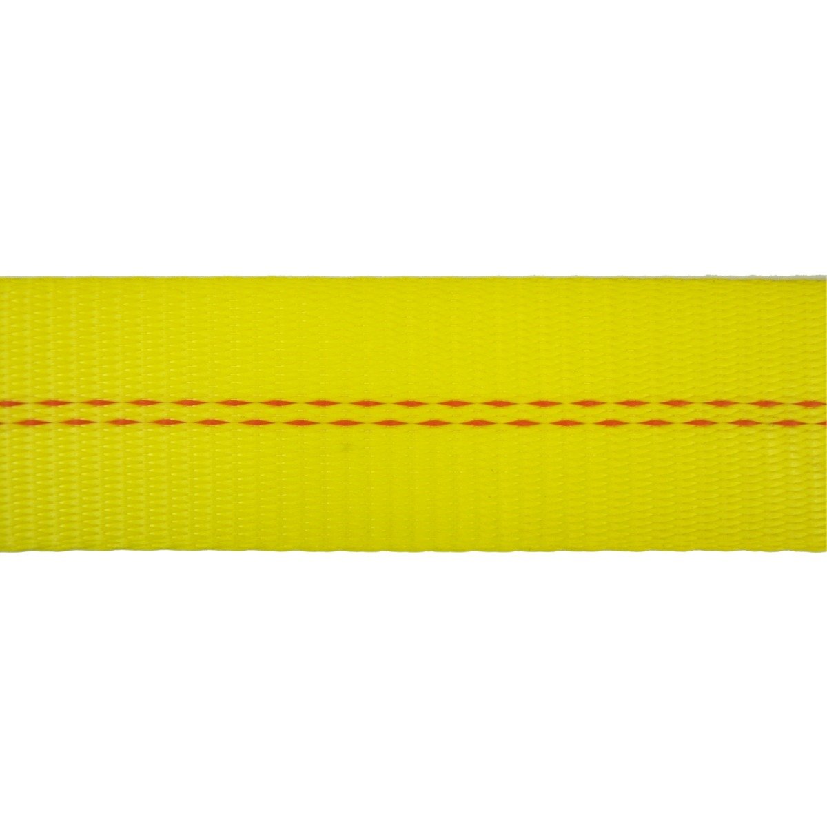 VULCAN Car Tie Down Axle Strap with Wear Pad - 3-Ply Stiff - 2 Inch x 22 Inch - Classic Yellow - 3,300 Pound Safe Working Load