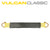 VULCAN Car Tie Down Axle Strap with Wear Pad - 3-Ply Stiff - 2 Inch x 22 Inch - Classic Yellow - 3,300 Pound Safe Working Load