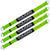 Scratch And Dent VULCAN Car Tie Down Axle Strap with Wear Pad - 2 Inch x 36 Inch, 4 Pack - High-Viz - 3,300 Pound Safe Working Load