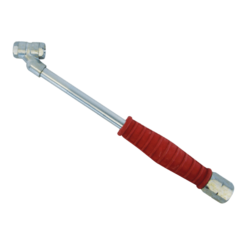 Twin Angle Air Chuck - Dual Head Closed