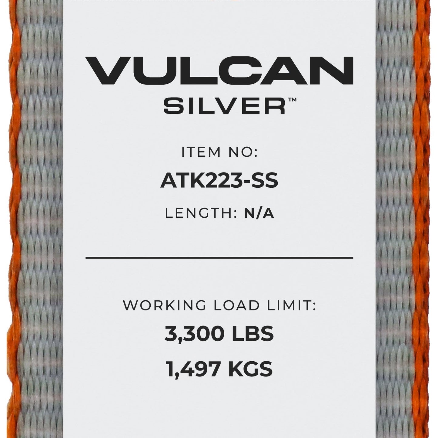 VULCAN Complete Axle Strap Tie Down Kit with Wire J-Hook Ratchet Straps - Silver Series Webbing - Includes (4) 22 And (4) 36 Inch Axle Tie Downs, And (4) 8' Wire Hook Straps
