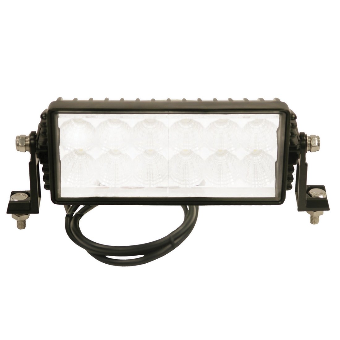 3240 Lumen Work Scene Light Bar - 12 LED - 4.89"H x 10.62"L