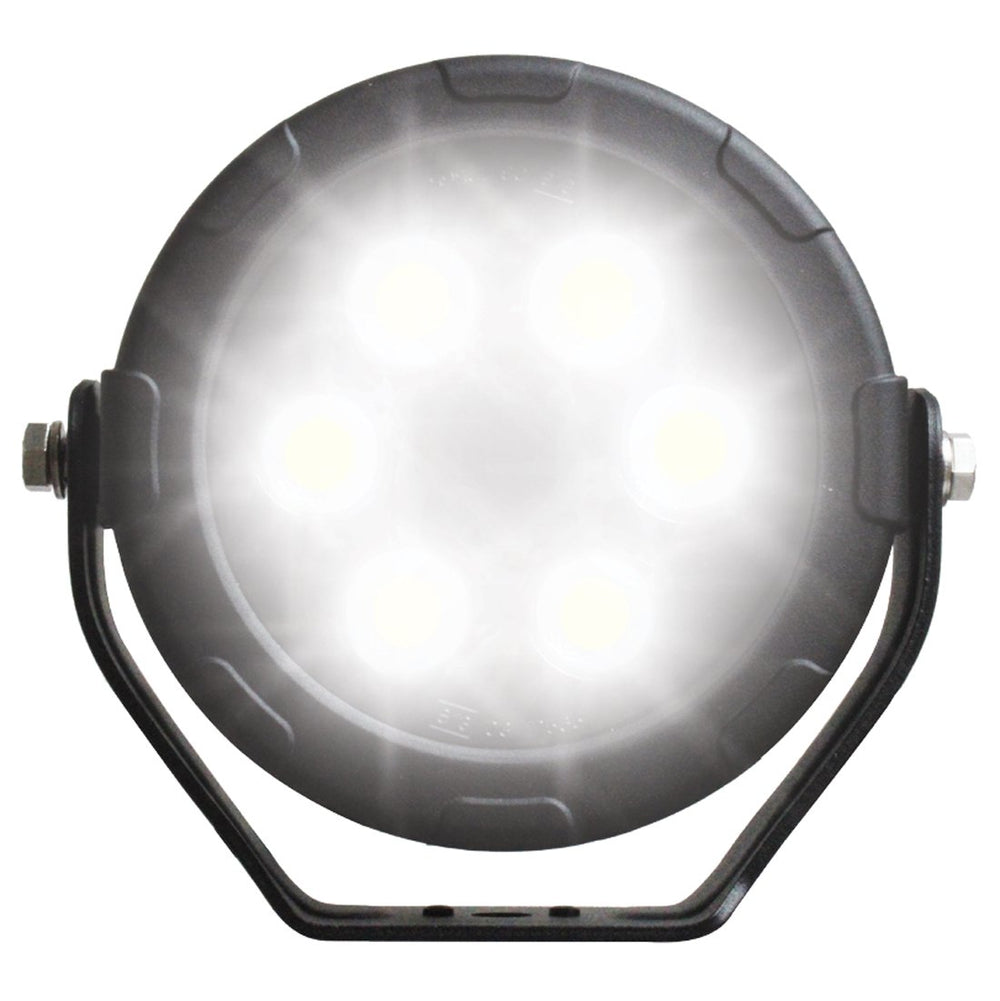 6-LED Work Light - 6.1 Inch - Round)
