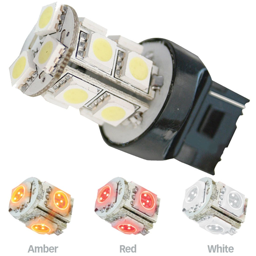 #3157 White LED Replacement 12V Tail Lights - Pair