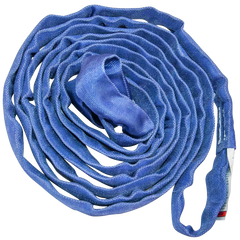VULCAN Round Sling - Super Duty - 20 Foot - Blue - Safe Working Load of 21,200 Lbs. (V) - 17,000 Lbs. (C) and 42,400 Lbs. (B)