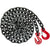 VULCAN Binder/Safety Chain Tie Down with Grab Hooks and Sling Hooks - Grade 80 - 3/8 Inch x 12 Foot - 7,100 Pound Safe Working Load