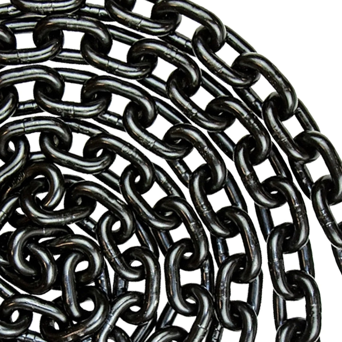 VULCAN Binder Chain Tie Down with Grab Hooks - Grade 80 - 1/2 Inch x 20 Foot - 12,000 Pound Safe Working Load