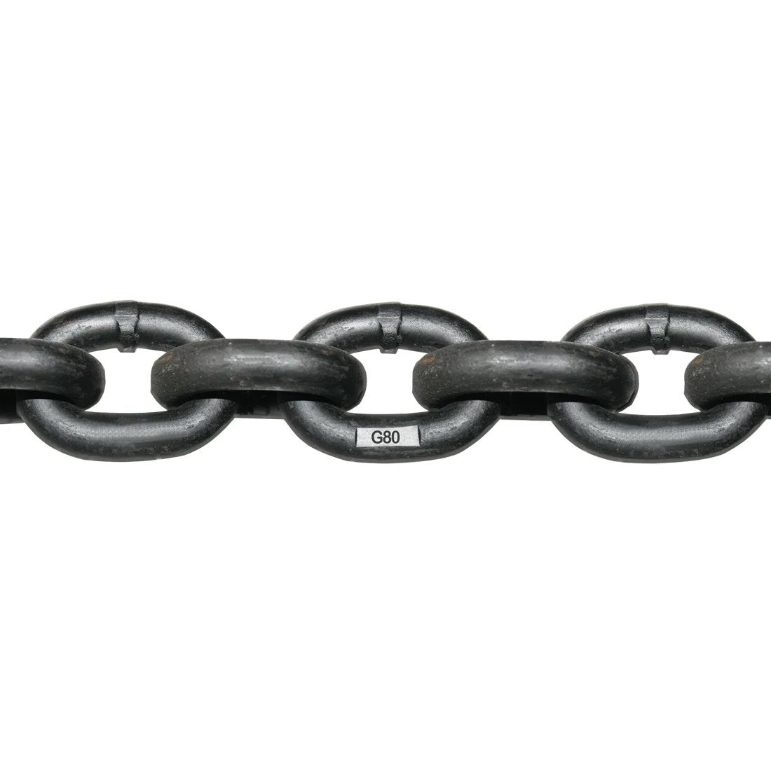 VULCAN Binder Chain Tie Down with Grab Hooks - Grade 80 - 1/2 Inch x 20 Foot - 12,000 Pound Safe Working Load