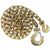 VULCAN Safety/Binder Chain with Clevis Grab Hook/Slip Hook - Grade 70 - 5/16 Inch x 10 Foot - 4,700 Pound Safe Working Load