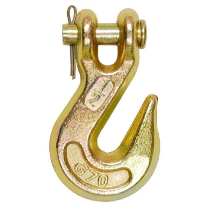 VULCAN Binder Chain with Clevis Grab Hooks - Grade 70 - 1/2 Inch x 16 Foot - 11,300 Pound Safe Working Load