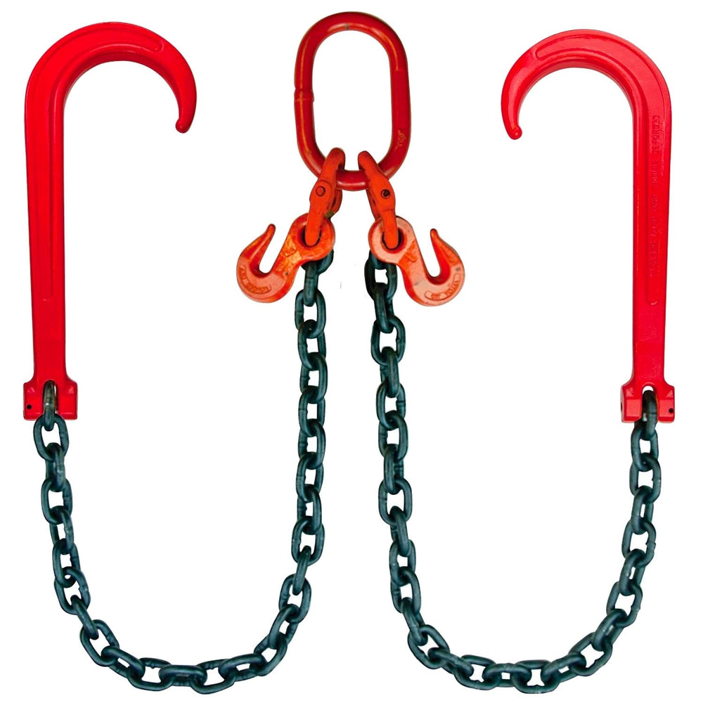 VULCAN Alloy Towing Chain Bridle - Grade 80 - 72 Inch - PROSeries - 7,100 Pound Safe Working Load