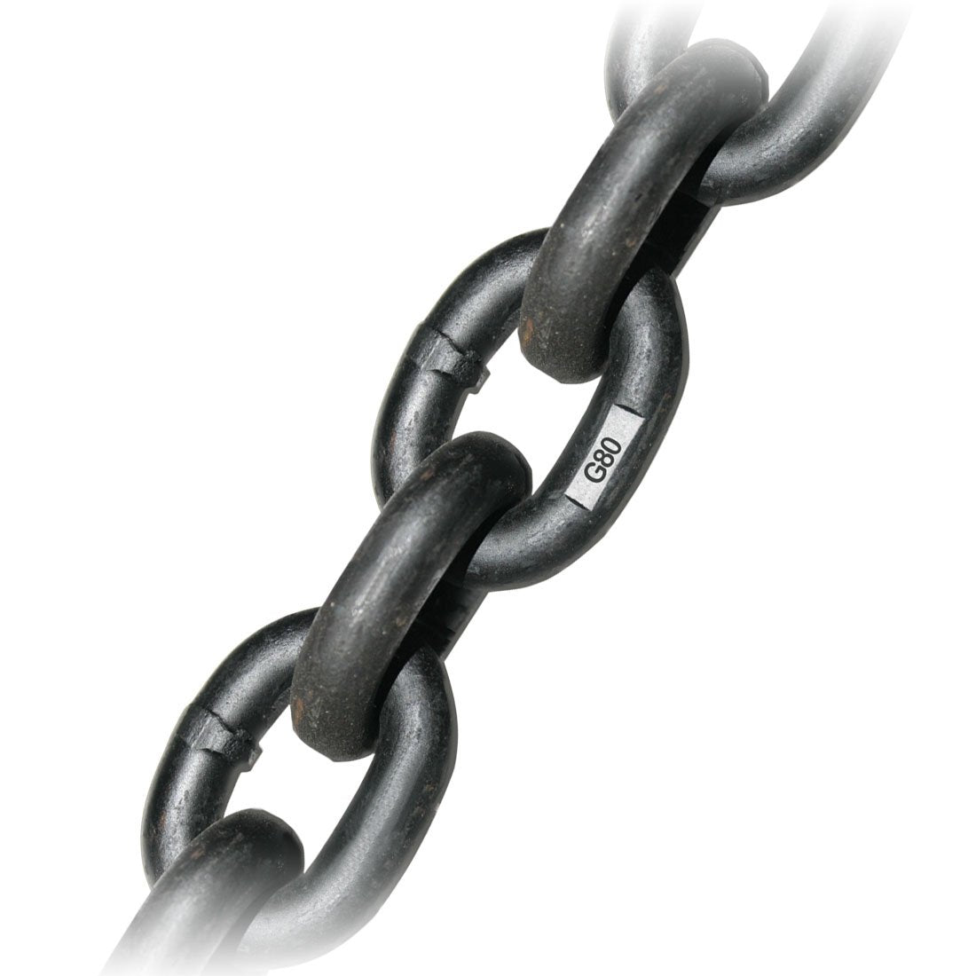 3/8 Inch G80 Alloy Chain - Safe Working Load: 7100 Lbs. - 1 Foot