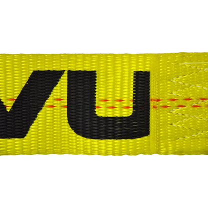 VULCAN Ratchet Strap with Chain Anchors - 3 Inch x 30 Foot - Classic Yellow - 5,000 Pound Safe Working Load