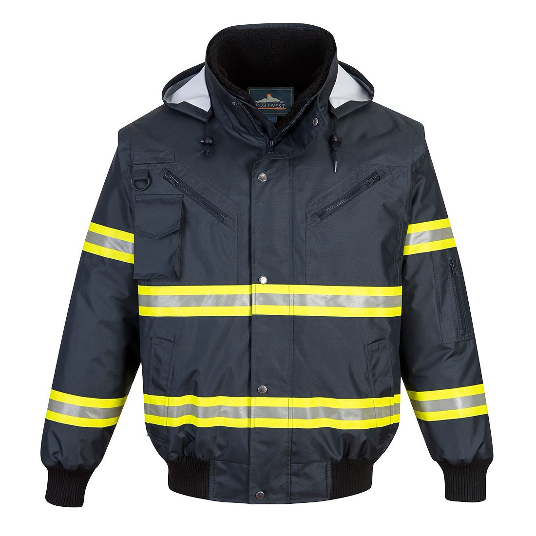 Portwest Iona Xtra 3-In-1 Bomber Jacket - Navy - Medium