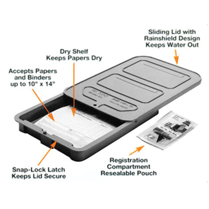 Standard Waterproof Plastic Record Box