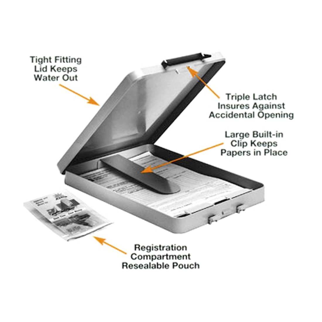 Thin Waterproof Plastic Record Box