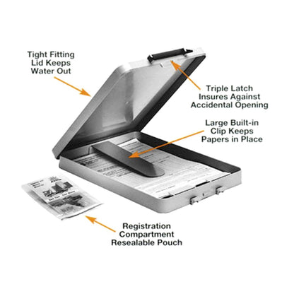 Thin Waterproof Plastic Record Box