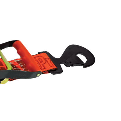 VULCAN Car Tie Down with Universal Fast-Strap Frame Hook - 72 Inch - 2 Pack - PROSeries - 3,300 Pound Safe Working Load