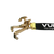 VULCAN Car Tie Down with RTJ Hook Cluster - Snap Hook - 96 Inch - 2 Pack - Classic Yellow - 3,300 Pound Safe Working Load