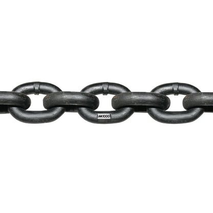 VULCAN Binder Chain Tie Down with Grab Hooks - Grade 100 - 3/8 Inch x 16 Foot - PROSeries - 8,800 Pound Safe Working Load