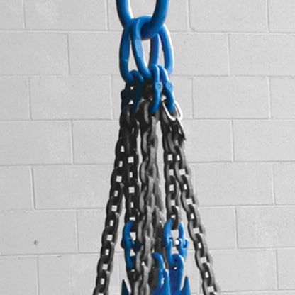 VULCAN Single Chain Slings with Sling Hooks - 9/32 Inch - Grade 120 - 15 Feet