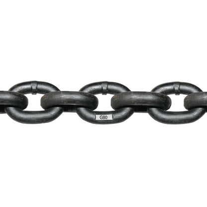 9/32 Inch G80 Alloy Chain - Safe Working Load: 3500 Lbs. - 1 Foot