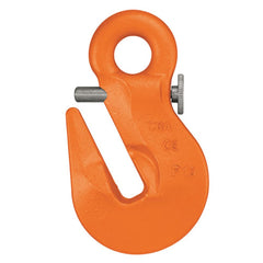 Eye Grab Hook with Safety Latch - 9/32 Inch - Grade 100 - 4,300 Pound Safe Working Load