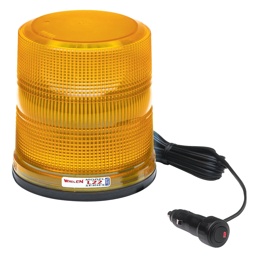 LED Class 2 High Dome Amber Beacon - Magnetic Mount