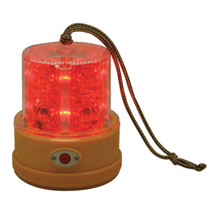 Portable Magnetic LED Safety Beacon - 4.75 Inch - Red