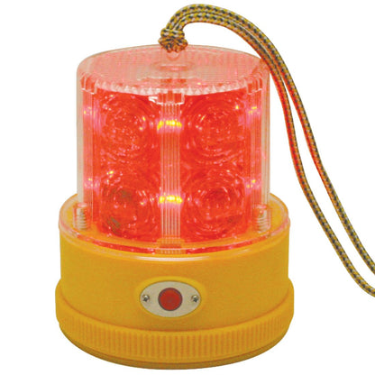 Portable Magnetic LED Safety Beacon - 4.75 Inch - Red