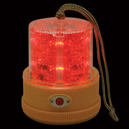 Portable Magnetic LED Safety Beacon - 4.75 Inch - Red