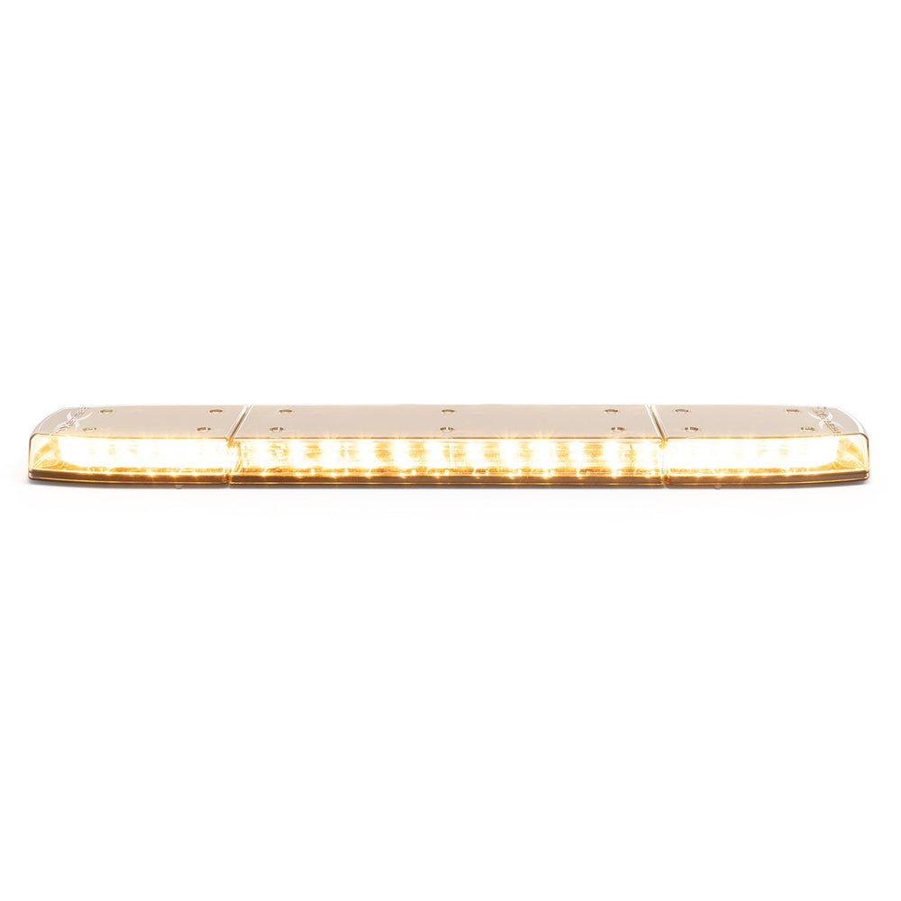 Mini LED Light Bar - Permanent Mount - 24 Inch - Amber/Clear