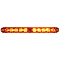 Flashing LED Strip Light - Amber LED with Amber Lens