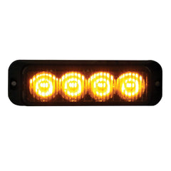 Ultra-Slim LED Surface Mount Flasher - Amber