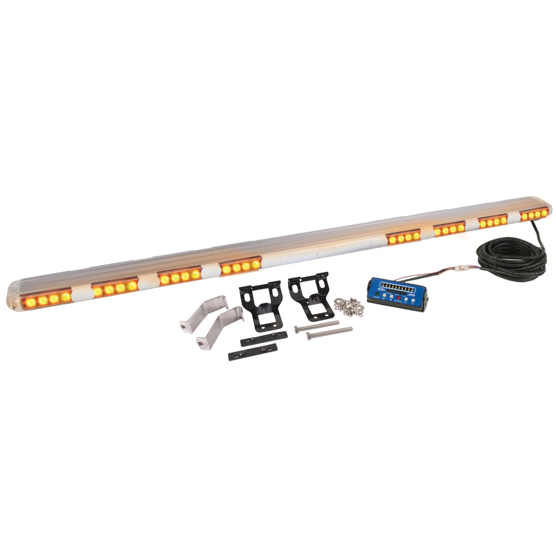 Multi-Function LED Warning Bar - 56 Inch - Amber – TrucknTow, Inc