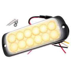 Ultra Low Profile Surface Mount Warning Light - Amber